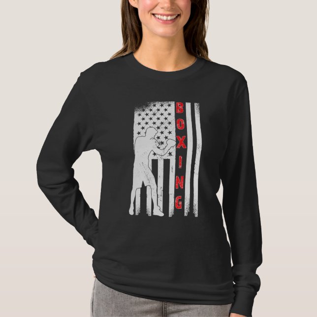 USA kick boxing, US boxing, America kickboxer, Ame T-Shirt (Vorderseite)