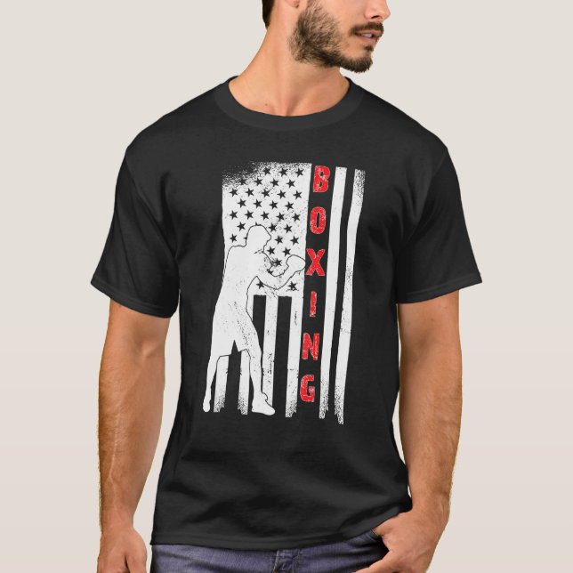 USA kick boxing, US boxing, America kickboxer, Ame T-Shirt (Vorderseite)