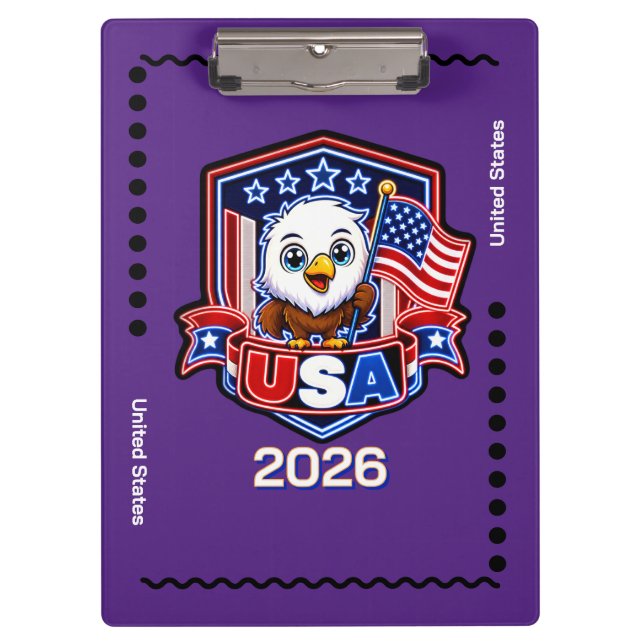 USA Kinder Klemmbrett (Vorderseite)