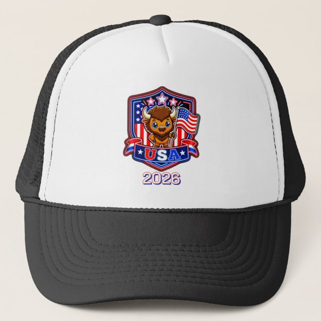 USA Kinder Truckerkappe (Vorderseite)