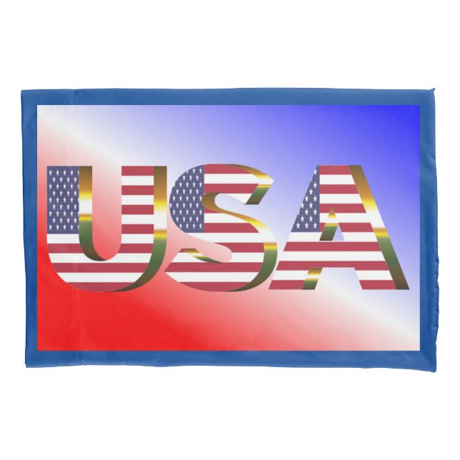 USA KISSENBEZUG (Vorderseite-Links)