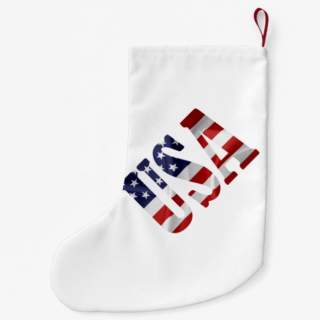 USA KLEINER WEIHNACHTSSTRUMPF (Rückseite)