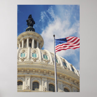 USA, Kolumbien, Washington DC, Hauptstadt Gebäude Poster