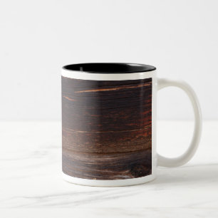 USA, Lachs, Idaho, Blockhütte Zweifarbige Tasse