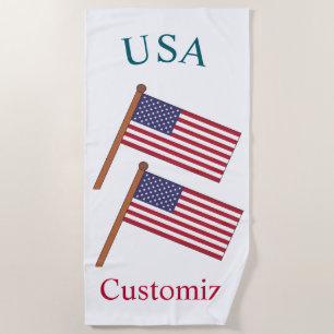 USA Landesflagge Thunder_Cove Strandtuch