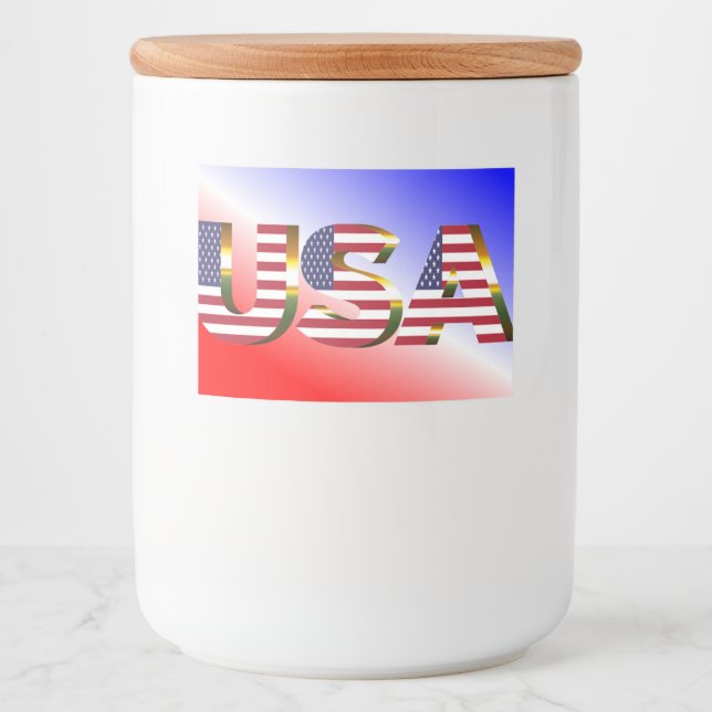 USA LEBENSMITTELETIKETT (Vorderseite)