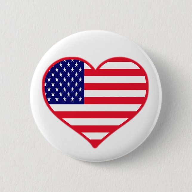 USA-Liebe Button (Vorderseite)