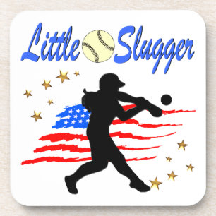 USA LITTLE SLUGGER SOFTBALL MÄDCHEN DESIGN UNTERSETZER