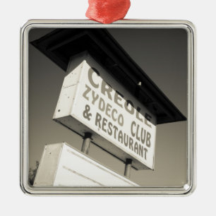 USA, Louisiana, Henderson. Zydeco Ornament Aus Metall