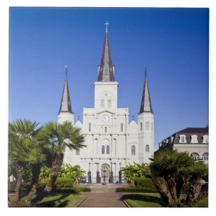 USA, Louisiana, New Orleans. französisches Vierte Fliese