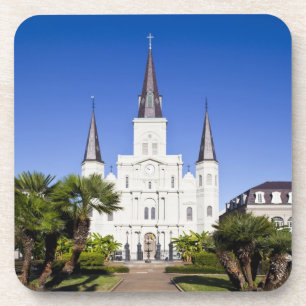 USA, Louisiana, New Orleans. französisches Vierte Untersetzer