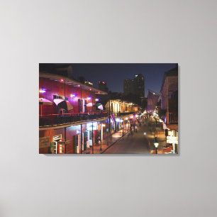 USA, Louisiana, New Orleans. Französisches Viertel Leinwanddruck