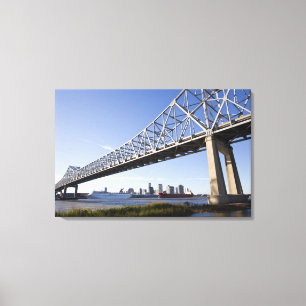 USA, Louisiana, New Orleans. Skyline aus der Leinwanddruck