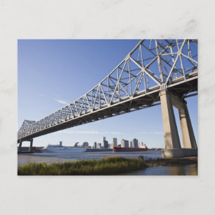 USA, Louisiana, New Orleans. Skyline vom 2 Postkarte
