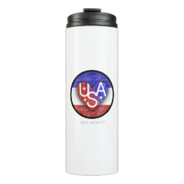 USA Lover's Heart® Thermal Tumbler Thermosbecher