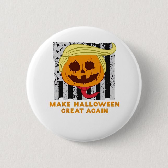 USA machen Halloween wieder großartig Klassik Button (Vorderseite)