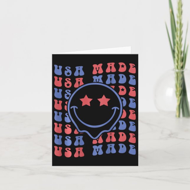 USA machte den 4. Juli Karte (Vorderseite)