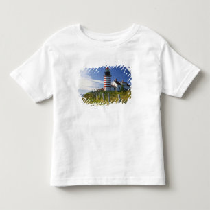 USA, Maine, Lubec. West Quoddy Head Leuchtturm Kleinkind T-shirt