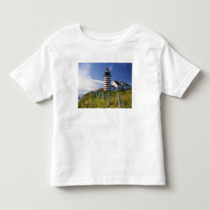 USA, Maine, Lubec. West Quoddy Head Leuchtturm Kleinkind T-shirt