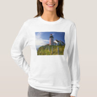USA, Maine, Lubec. West Quoddy Head Leuchtturm