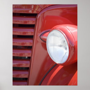 USA, Maine, Owl's Head. Headlight and partial Poster