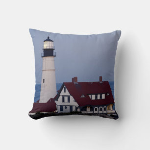 USA, Maine, Portland, Cape Elizabeth, Lighthouse Kissen