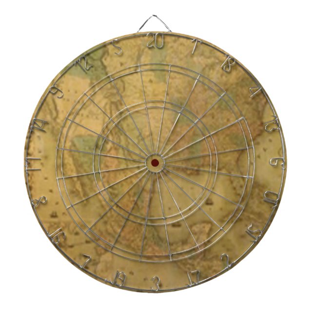 USA Map Dart Board Dartscheibe (vorne)