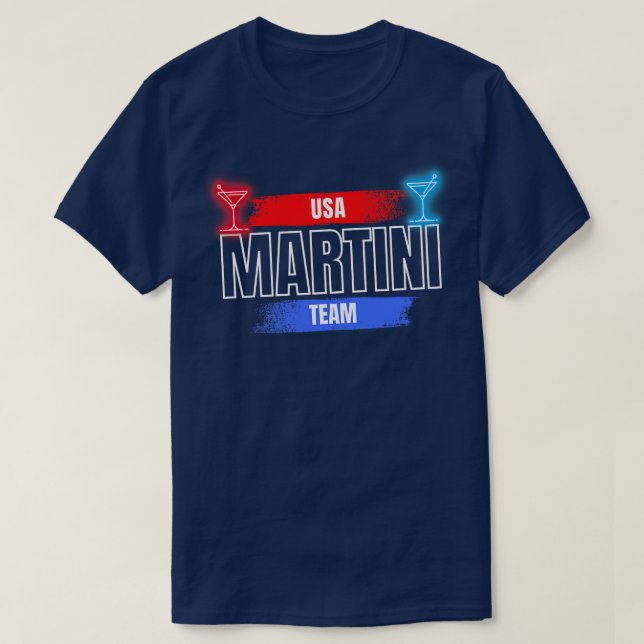 USA Martini-Team T-Shirt (Design vorne)