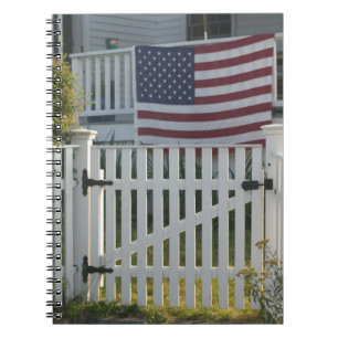 USA, Massachusettes, Gloucester: Patriotischer Notizblock