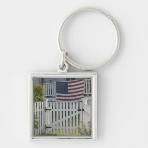 USA, Massachusettes, Gloucester: Patriotischer Schlüsselanhänger