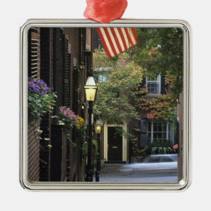 USA, Massachusetts, Boston, Beacon Hill. Ornament Aus Metall