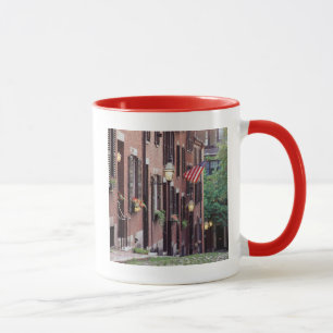 USA, Massachusetts, Boston, Häuser entlang der Aco Tasse