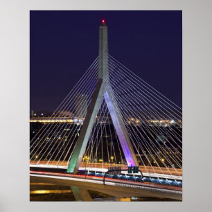 USA, Massachusetts, Boston. Leonard Zakim Poster