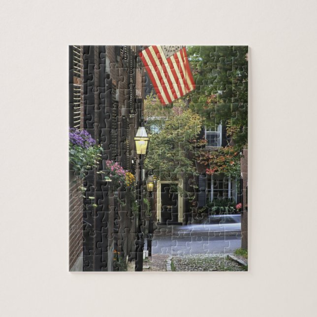 USA, Massachusetts, Boston, Leuchtfeuer-Hügel (Vertikal)