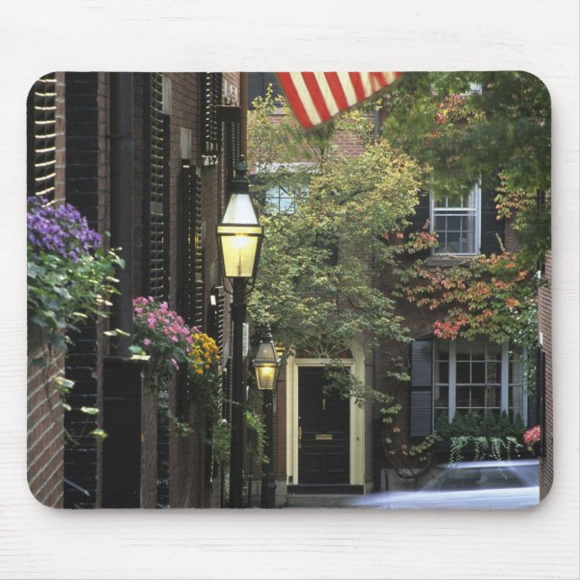 USA, Massachusetts, Boston, Leuchtfeuer-Hügel Mousepad (Vorne)