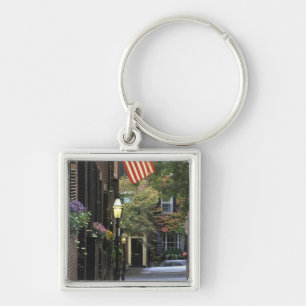 USA, Massachusetts, Boston, Leuchtfeuer-Hügel Schlüsselanhänger