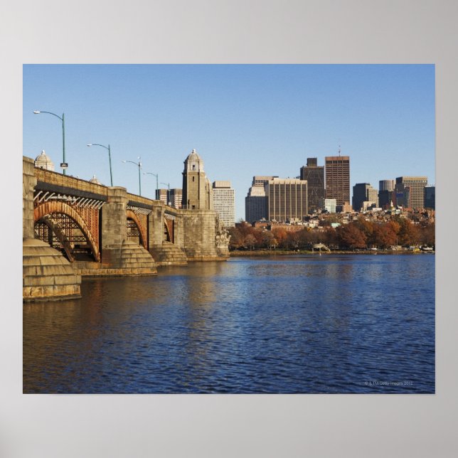 USA, Massachusetts, Boston, Skyline 2 Poster (Vorne)