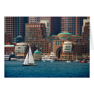 USA, Massachusetts. Boston Wasserfront Skyline 2