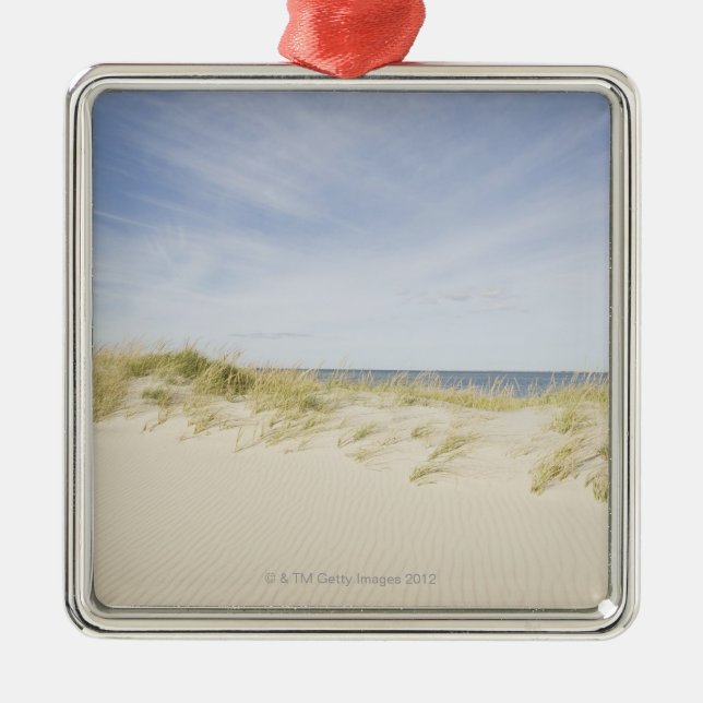 USA, Massachusetts, Cape Cod, Nantucket, sandig Ornament Aus Metall (Vorne)
