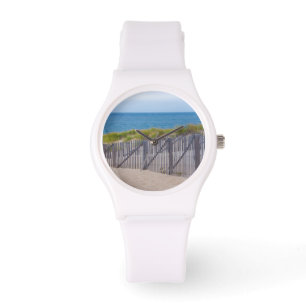 USA, Massachusetts. Dünen und Pfad Armbanduhr
