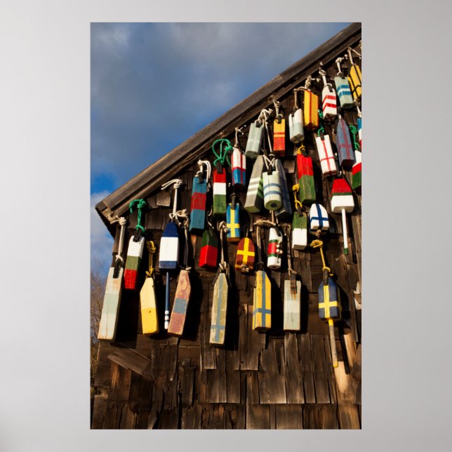 USA, Massachusetts, Gloucester, Lobster Buys Poster (Vorne)