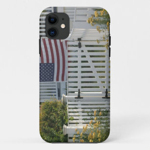 USA, Massachusetts, Gloucester: Patriotischer Zaun title_seo2