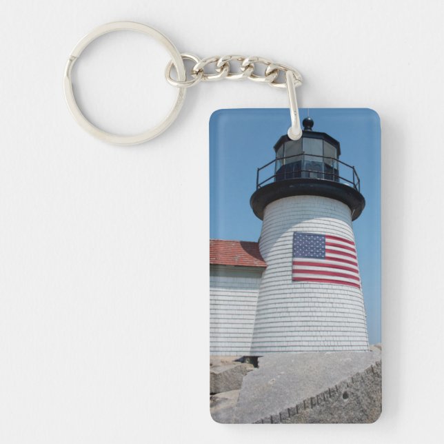 USA, Massachusetts, Nantucket. Blende Schlüsselanhänger (Vorderseite)
