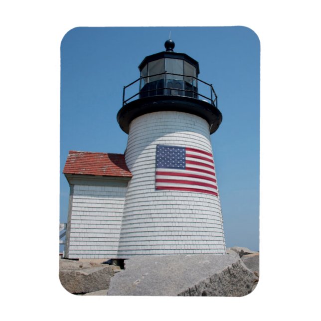 USA, Massachusetts, Nantucket. Brant Point Magnet (Vertikal)