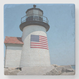 USA, Massachusetts, Nantucket. Brant Point Steinuntersetzer