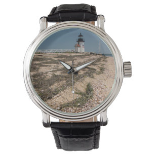 USA, Massachusetts, Nantucket. Muschel Armbanduhr