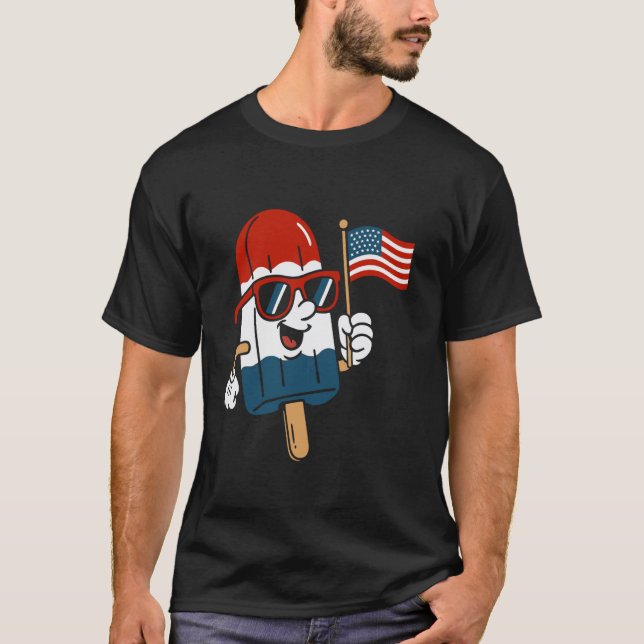 USA 'Merica 4. Juli Männer Frauen Kinder Funny Pat T-Shirt (Vorderseite)
