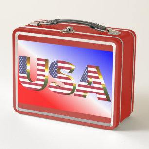 USA METALL BROTDOSE