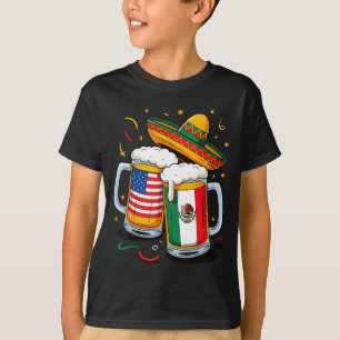 Usa Mexiko Bier Cinco de Mayo T-Shirt