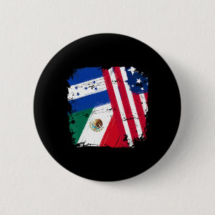 Usa Mexiko Honduras Flaggen Button